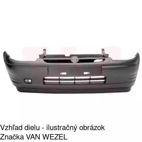 Predný nárazník POLCAR 555507-8