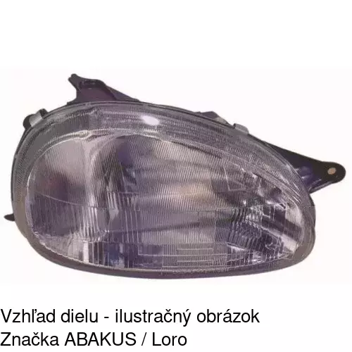 Hlavný reflektor 5555098E /POLCAR/ - obr. 4