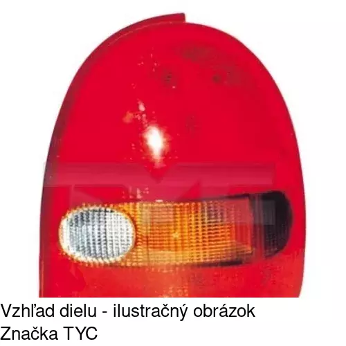 Zadné svetlo 5555887E /POLCAR/ - obr. 1