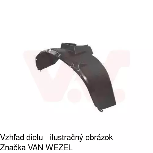 Podblatník (plast) 5555FL1T /POLCAR/ - obr. 1