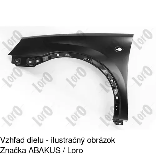 Predný blatník 555602 /POLCAR/ - obr. 1