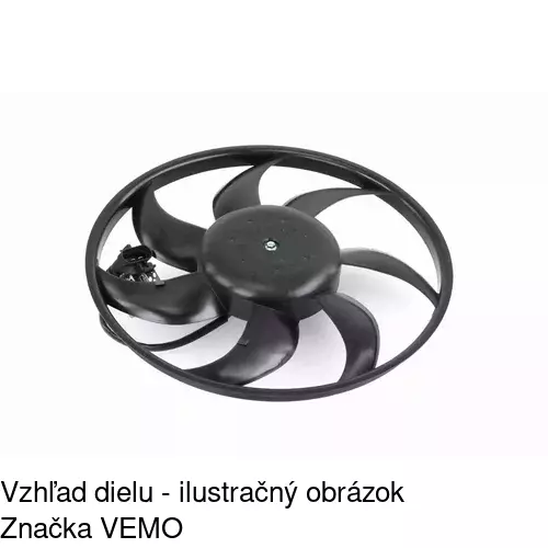 Ventilátor bez krytu / podpery 555623U5 /POLCAR/ - obr. 1