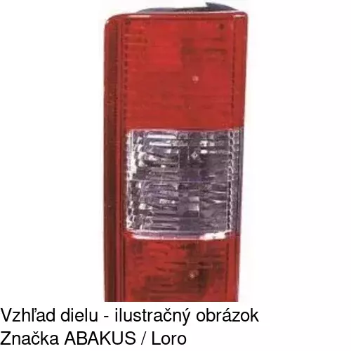 Zadné svetlo 5556872E /POLCAR/ - obr. 2