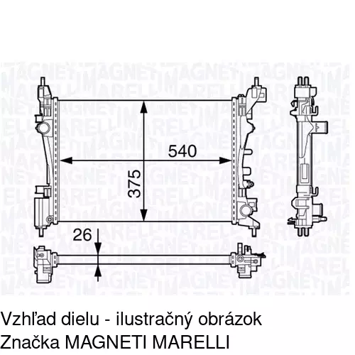 Chladiče vody 5558083X /POLCAR/ - obr. 3