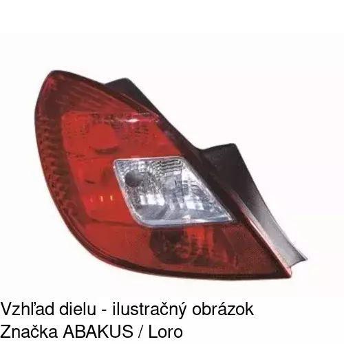 Zadné svetlo 5558881E /POLCAR/ - obr. 4