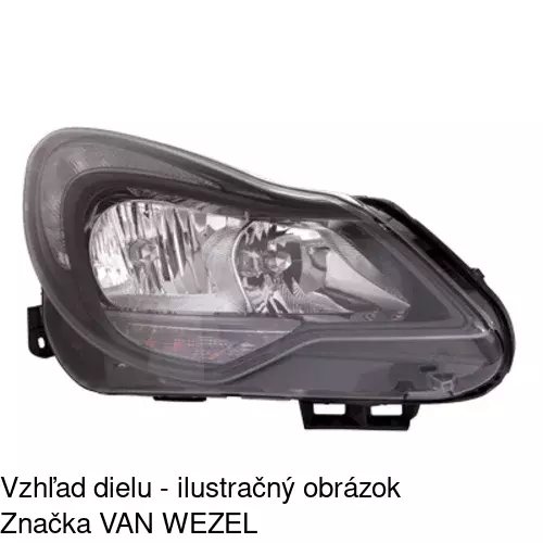 Hlavný reflektor 55B1102E /POLCAR/ - obr. 5