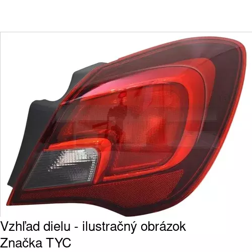 Zadné svetlo 55B2872U /POLCAR/ - obr. 1