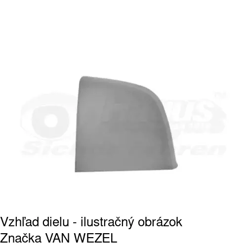 Rám vonkajšieho zrkadla 55U154PM /POLCAR/ - obr. 4