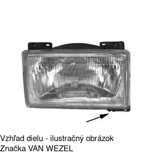 Hlavný reflektor 570109-E /POLCAR/ - obr. 4
