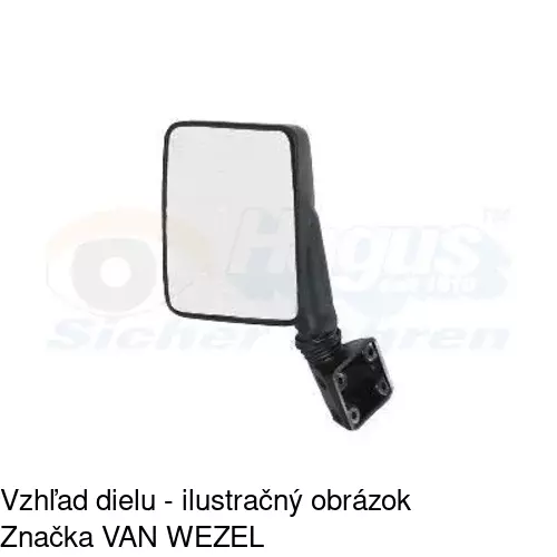 Vonkajšie zrkadlo 570151-M /POLCAR/ - obr. 5