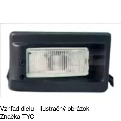 Hmlové svetlo - predné POLCAR 570230-E
