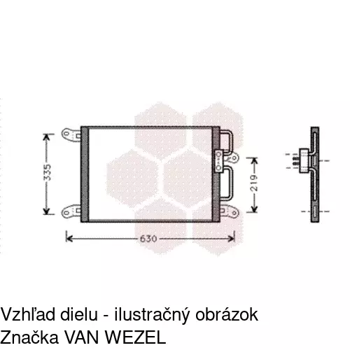 Chladiče klimatizácie 5702K8C2 /POLCAR/ - obr. 4
