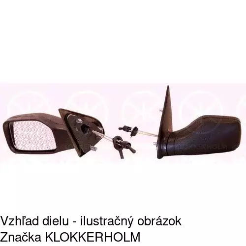 Vonkajšie zrkadlo 5706521E /POLCAR/ - obr. 3