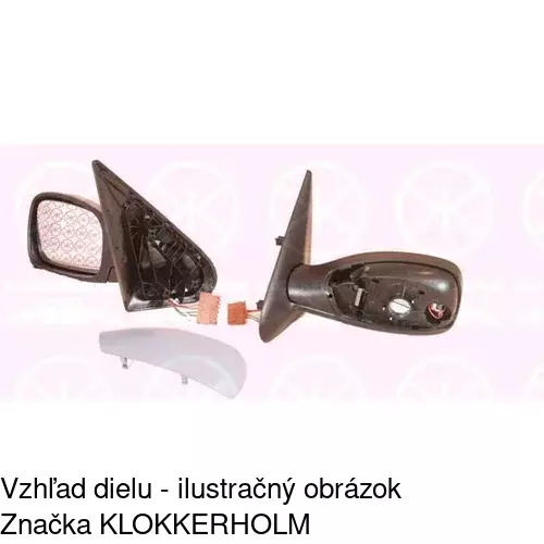Vonkajšie zrkadlo 5707514M /POLCAR/ - obr. 3