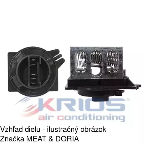 Ovládače klimatizácie 5707KST-2 /POLCAR/ - obr. 1