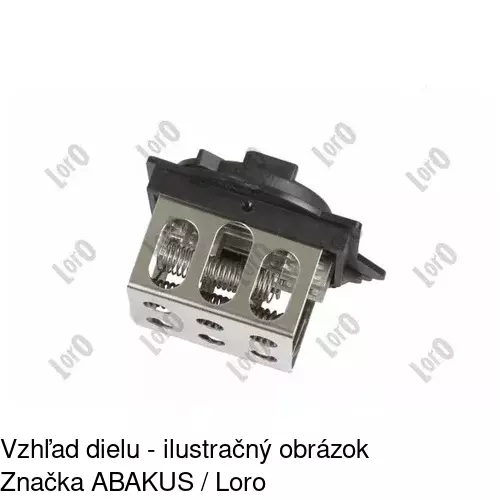 Ovládače klimatizácie 5707KST-2 /POLCAR/ - obr. 2