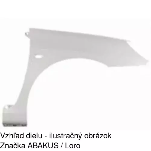Predný blatník 571002 /POLCAR/ - obr. 1