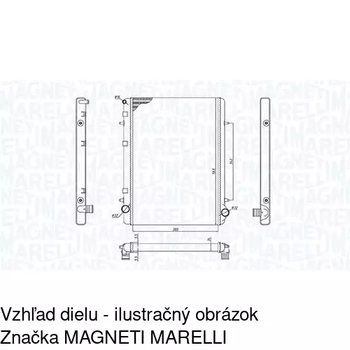 Chladiče vody POLCAR 571108A1