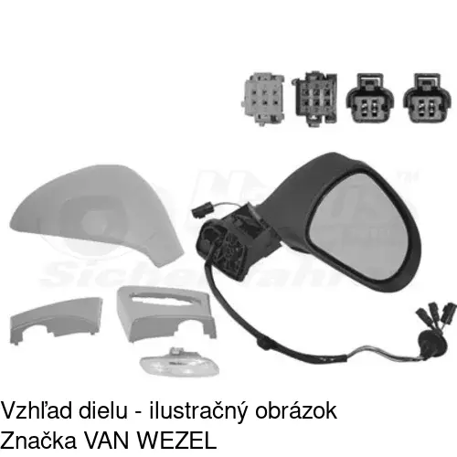 Vonkajšie zrkadlo 5712525M /POLCAR/ - obr. 4
