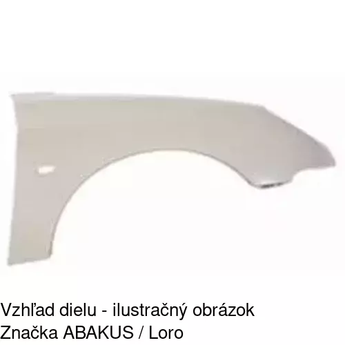 Predný blatník 572302-1 /POLCAR/ - obr. 1