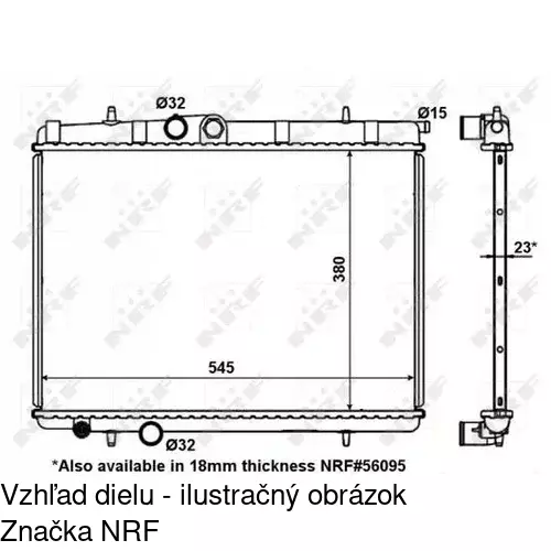 Chladiče vody POLCAR 5723082X
