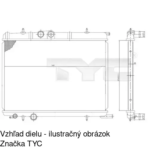 Chladiče vody POLCAR 5723088X