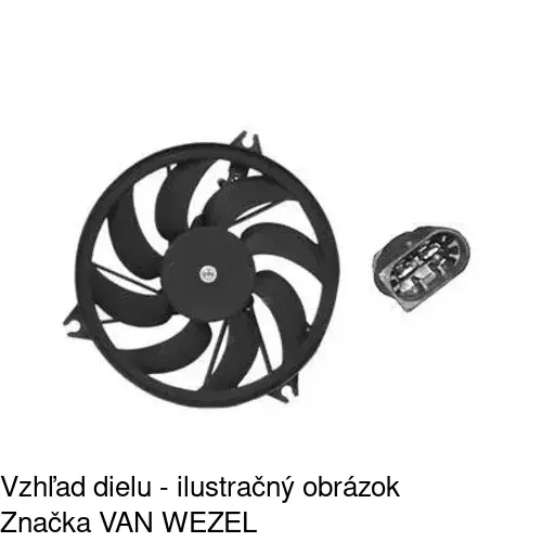 Ventilátory chladičov 572323W2 /POLCAR/ - obr. 5