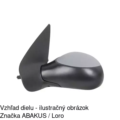 Vonkajšie zrkadlo POLCAR 5723514E