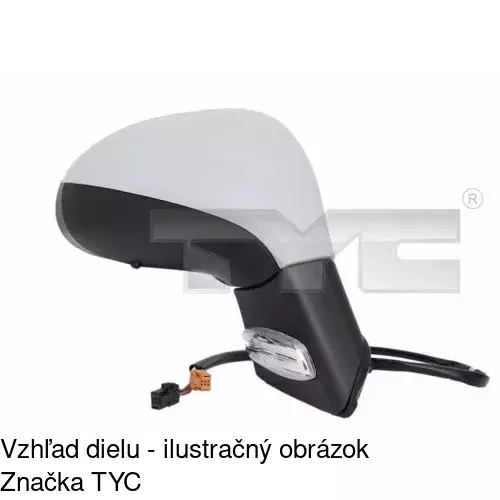 Vonkajšie zrkadlo POLCAR 5724524E