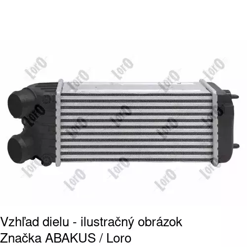 Chladiče vzduchu (Intercoolery) 5724J8-2 /POLCAR/ - obr. 1