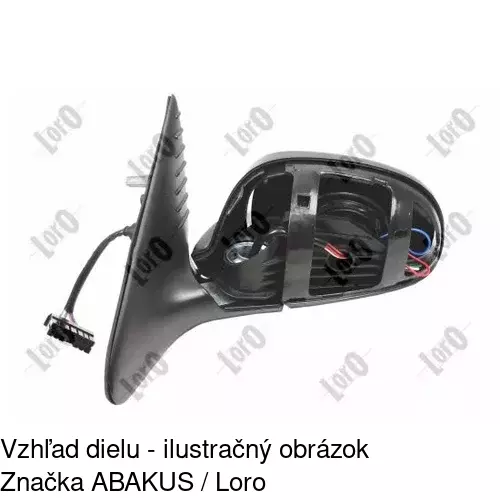 Vonkajšie zrkadlo 5746514E /POLCAR/ - obr. 2
