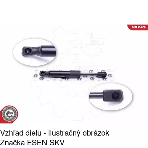 Plynová pružina 5746AS1 /POLCAR/ - obr. 2
