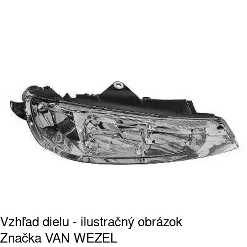 Hlavný reflektor 574709-E /POLCAR/ - obr. 4