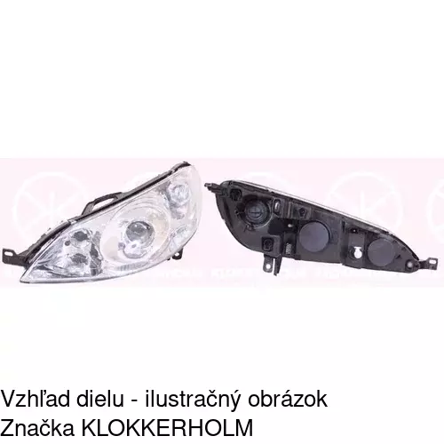 Hlavný reflektor 574809-E /POLCAR/ - obr. 1