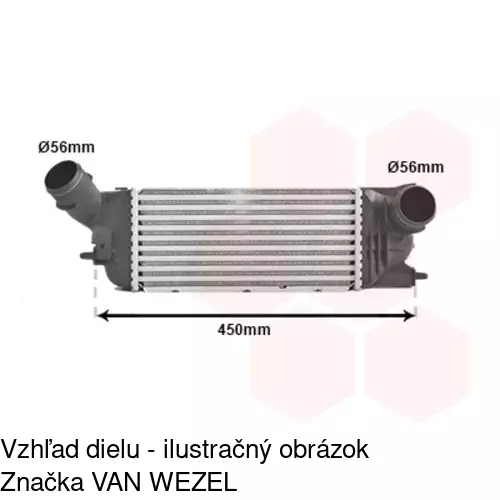 Chladiče vzduchu (Intercoolery) 5748J8-1 /POLCAR/ - obr. 3