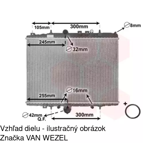 Chladiče vody 576608-2 /POLCAR/ - obr. 5