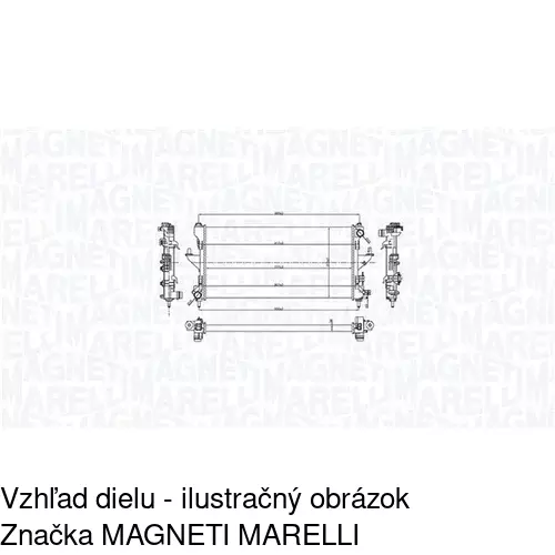 Chladiče vody 577008A4 /POLCAR/ - obr. 2