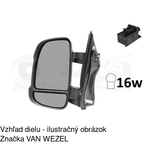 Vonkajšie zrkadlo 5770511NM /POLCAR/ - obr. 2
