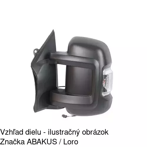 Vonkajšie zrkadlo 577052-E /POLCAR/ - obr. 5