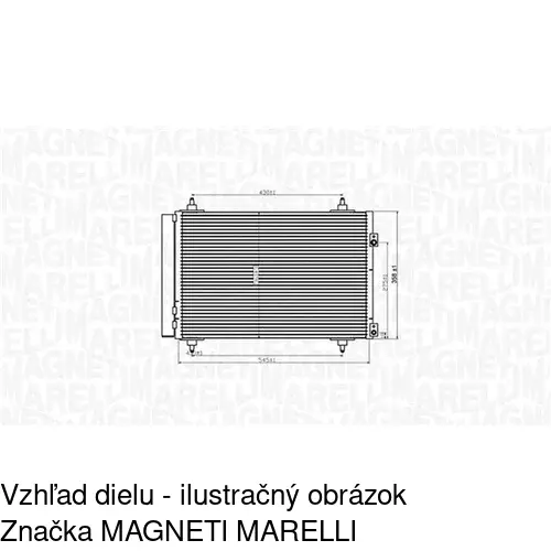 Chladiče klimatizácie POLCAR 5780K81X