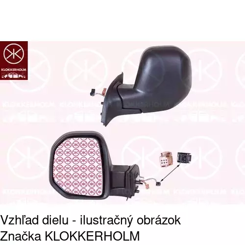 Vonkajšie zrkadlo 5792521E /POLCAR/ - obr. 2