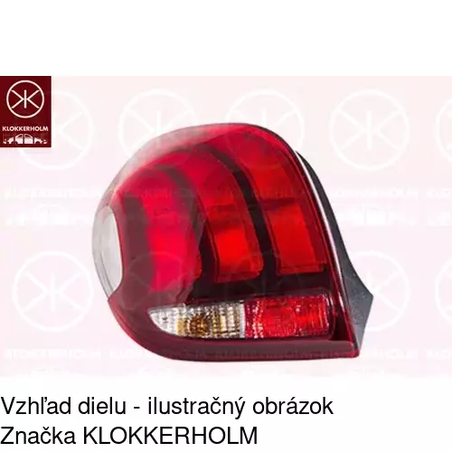 Zadné svetlo POLCAR 57A187-U