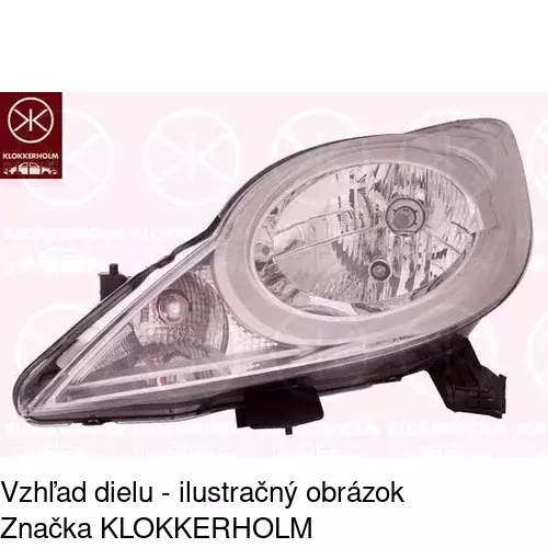 Hlavný reflektor 57A209-V /POLCAR/ - obr. 1