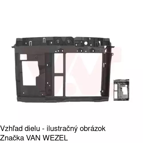 Predné čelo 57B1042Q /POLCAR/ - obr. 2