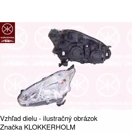 Hlavný reflektor 57B109-E /POLCAR/ - obr. 2