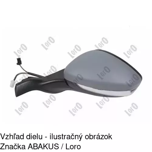 Vonkajšie zrkadlo 57B1513M /POLCAR/ - obr. 3