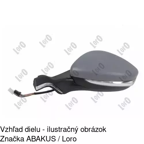 Vonkajšie zrkadlo 57B1514M /POLCAR/ - obr. 2