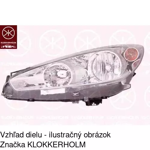 Hlavný reflektor 57C109-U /POLCAR/ - obr. 1