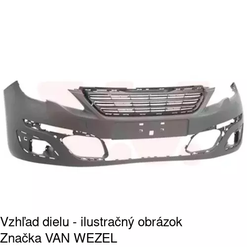 Predný nárazník 57C207 /POLCAR/ - obr. 1