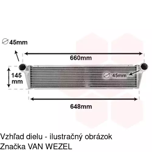 Chladiče vody 581508-1 /POLCAR/ - obr. 2